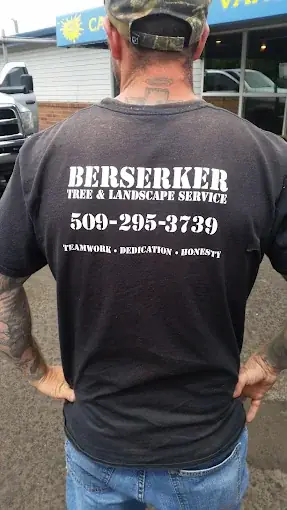 Berserker Tree & Landscape Service crew shirt — Teamwork, Dedication, Honesty